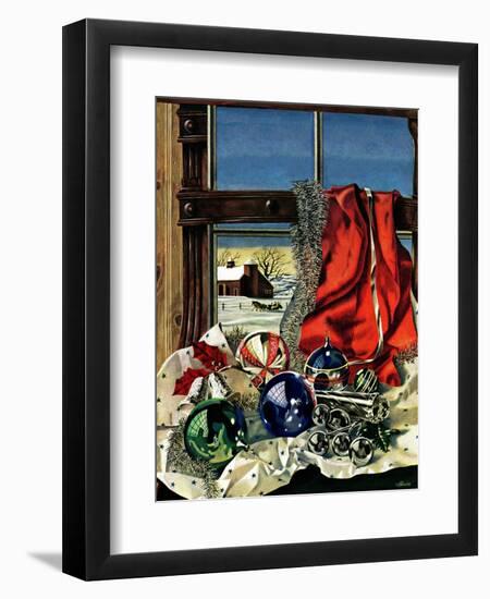 "Christmas Ornaments," December 18, 1943-John Atherton-Framed Giclee Print