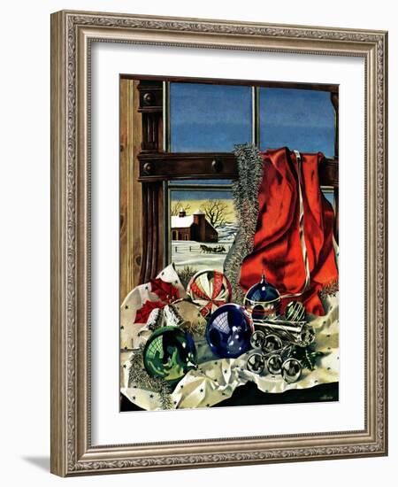 "Christmas Ornaments," December 18, 1943-John Atherton-Framed Giclee Print