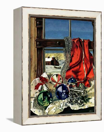 "Christmas Ornaments," December 18, 1943-John Atherton-Framed Premier Image Canvas