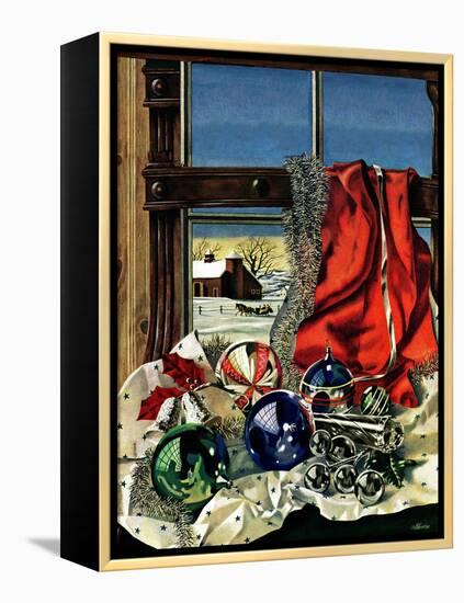 "Christmas Ornaments," December 18, 1943-John Atherton-Framed Premier Image Canvas