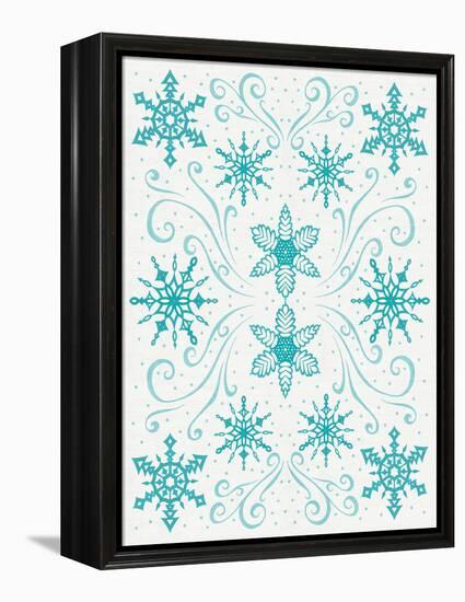 Christmas Otomi I-Elyse DeNeige-Framed Stretched Canvas