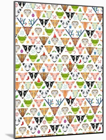 Christmas pattern, 2016-Runa Anastasiya Rudaya-Mounted Giclee Print