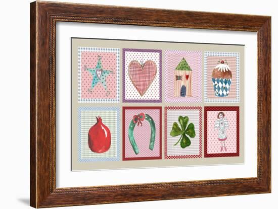 Christmas Patterns-Effie Zafiropoulou-Framed Giclee Print