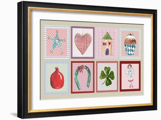 Christmas Patterns-Effie Zafiropoulou-Framed Giclee Print