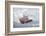 Christmas pendant in the snow, still life-Andrea Haase-Framed Photographic Print