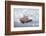 Christmas pendant in the snow, still life-Andrea Haase-Framed Photographic Print