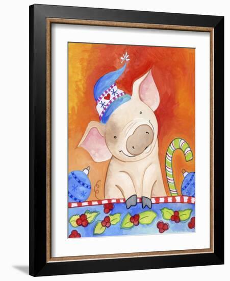 Christmas Piggie-Valarie Wade-Framed Giclee Print