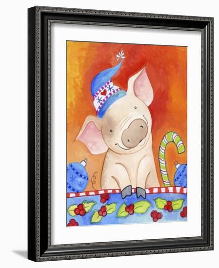 Christmas Piggie-Valarie Wade-Framed Giclee Print