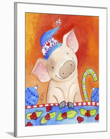 Christmas Piggie-Valarie Wade-Framed Giclee Print