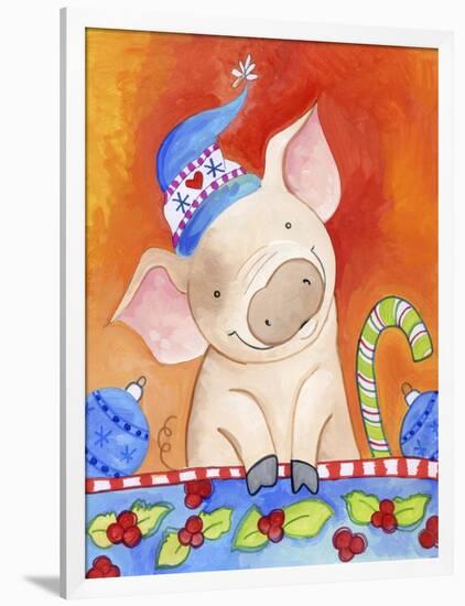 Christmas Piggie-Valarie Wade-Framed Giclee Print