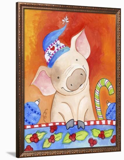 Christmas Piggie-Valarie Wade-Framed Giclee Print