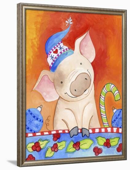 Christmas Piggie-Valarie Wade-Framed Giclee Print