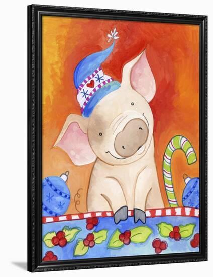 Christmas Piggie-Valarie Wade-Framed Giclee Print