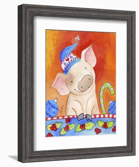 Christmas Piggie-Valarie Wade-Framed Premium Giclee Print