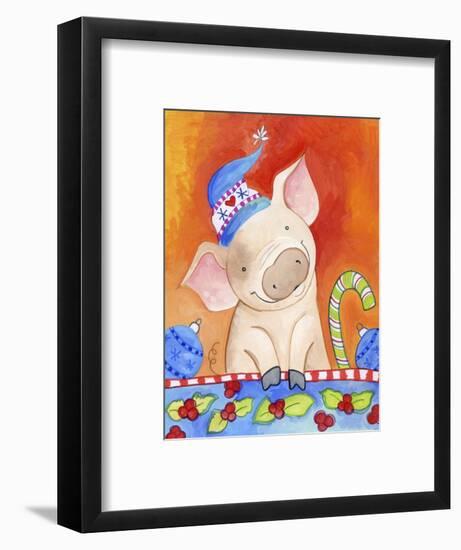 Christmas Piggie-Valarie Wade-Framed Premium Giclee Print