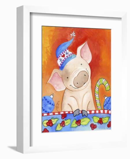 Christmas Piggie-Valarie Wade-Framed Premium Giclee Print