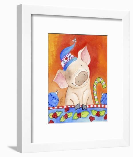 Christmas Piggie-Valarie Wade-Framed Giclee Print