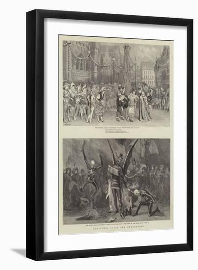 Christmas Plays and Pantomimes-Robert Barnes-Framed Giclee Print