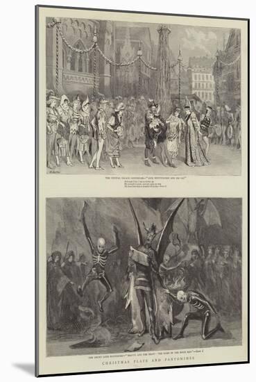 Christmas Plays and Pantomimes-Robert Barnes-Mounted Giclee Print