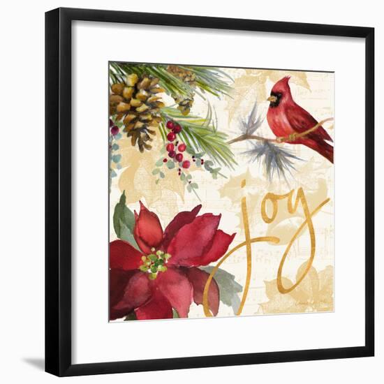 Christmas Poinsettia I-Lanie Loreth-Framed Premium Giclee Print