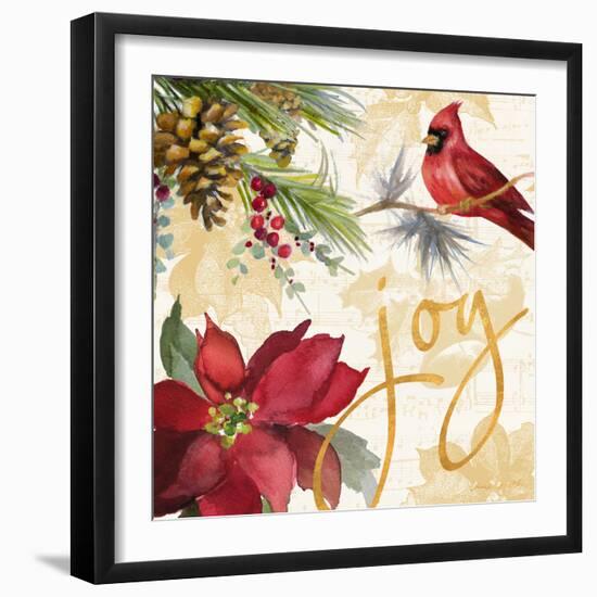 Christmas Poinsettia I-Lanie Loreth-Framed Premium Giclee Print