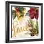 Christmas Poinsettia II-Lanie Loreth-Framed Premium Giclee Print
