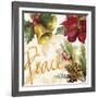 Christmas Poinsettia II-Lanie Loreth-Framed Giclee Print