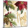 Christmas Poinsettia III-Lanie Loreth-Mounted Art Print