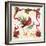 Christmas Poinsettia Ribbon I-Lanie Loreth-Framed Art Print