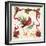 Christmas Poinsettia Ribbon I-Lanie Loreth-Framed Art Print