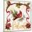 Christmas Poinsettia Ribbon I-Lanie Loreth-Mounted Art Print