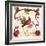 Christmas Poinsettia Ribbon I-Lanie Loreth-Framed Art Print