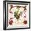 Christmas Poinsettia Ribbon II-Lanie Loreth-Framed Art Print