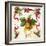 Christmas Poinsettia Ribbon III-Lanie Loreth-Framed Art Print