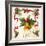 Christmas Poinsettia Ribbon III-Lanie Loreth-Framed Art Print