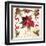 Christmas Poinsettia Ribbon IV-Lanie Loreth-Framed Art Print