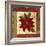 Christmas Poinsettia Vintage 1-Asmaa’ Murad-Framed Giclee Print