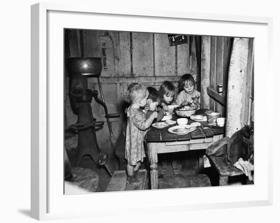 Christmas Poor, 1936-Russell Lee-Framed Photographic Print