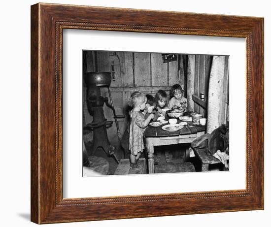 Christmas Poor, 1936-Russell Lee-Framed Photographic Print