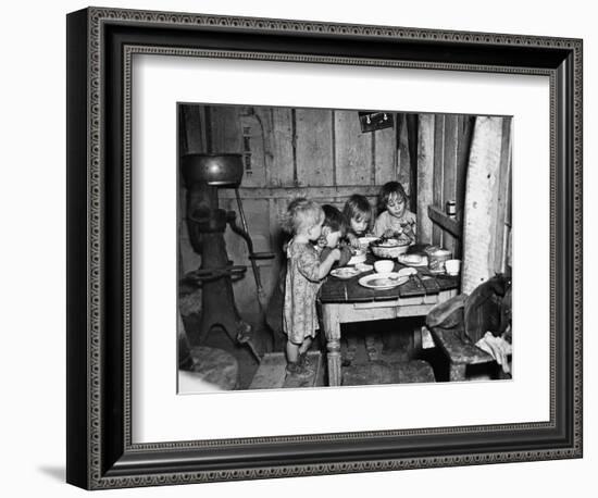 Christmas Poor, 1936-Russell Lee-Framed Photographic Print