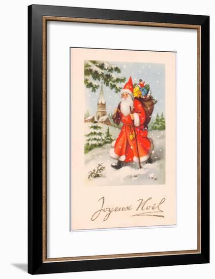 Christmas Postcard, c.1907-French School-Framed Giclee Print