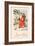 Christmas Postcard, c.1907-French School-Framed Giclee Print