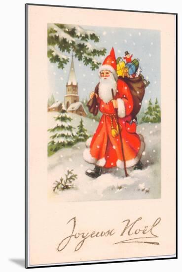 Christmas Postcard, c.1907-French School-Mounted Giclee Print