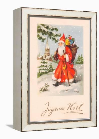 Christmas Postcard, c.1907-French School-Framed Premier Image Canvas