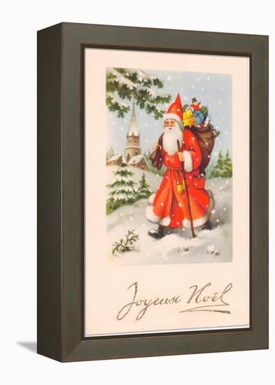 Christmas Postcard, c.1907-French School-Framed Premier Image Canvas