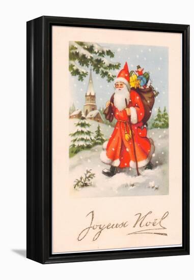 Christmas Postcard, c.1907-French School-Framed Premier Image Canvas