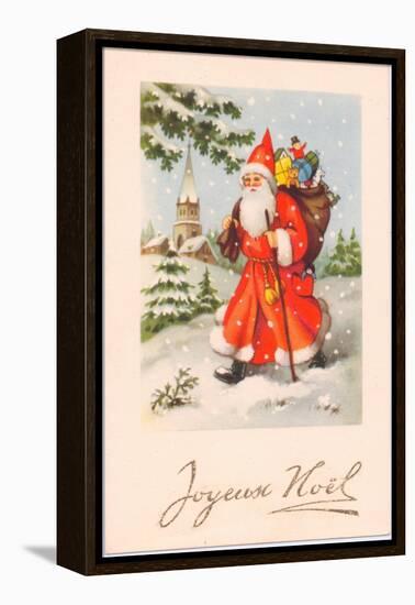 Christmas Postcard, c.1907-French School-Framed Premier Image Canvas