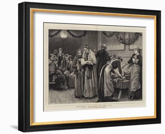 Christmas Presents for the Sick-Arthur Hopkins-Framed Giclee Print