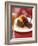 Christmas Pudding, Decorated with Clementine and Cranberries-Jean Cazals-Framed Photographic Print