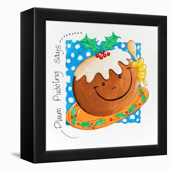 Christmas Pudding Square-Tony Todd-Framed Premier Image Canvas